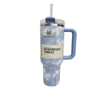 STANLEY Adventure Quencher Travel Tumbler 40 oz - Ocean Blue Tie Dye